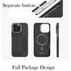 DEFENSE Magnetic Original Case For iPhone 16 Pro Max Carbon Fiber Back Cover Case for iPhone 16 Pro