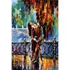 5D DIY Diamond Painting Lover On the Bridge Embroidery Cross Stitch Rhinestone Mosaic Home Decor