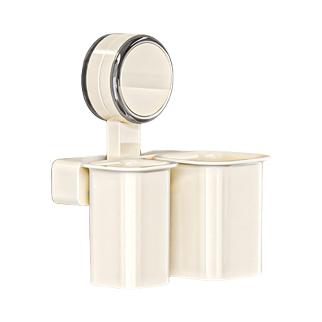 Маленький держатель для зубных щеток на присоске, настенное крепление без сверления, подставка для ванной комнаты для кухни и спальни