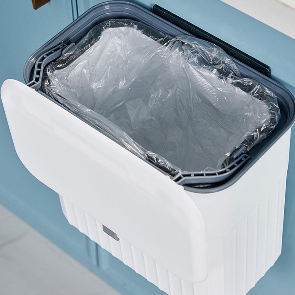 Пластиковый многофункциональный мусорный бак, широкое применение, легко открывающийся кухонный мусорный бак, подвесной мусорный бак