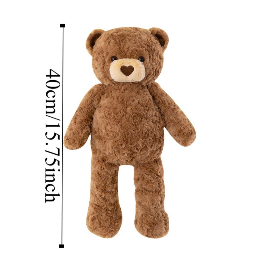 Heart Plush Bear Doll Stuffed Stuffed Animal Pillow Sleep Pillow Bear Plush Toy  Sofa Decoration