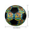 1PC Fuenlabrada size 5 soccer ball PrahaIndoor Soccer Ball Colorful All Ages Machine Stitched PVC Competition Ready Durable High-Bounce