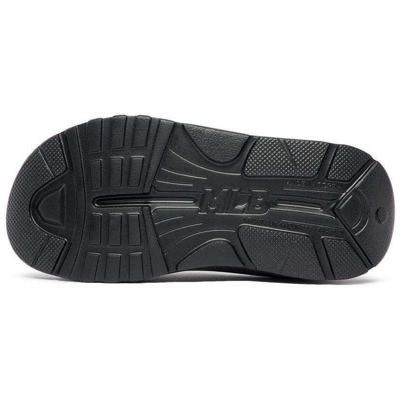 MLB Slipper Comfortable Durable Non-Slip Odor-Resistant Slide Sandals Unisex Footwear Black White 3ALPCSS33-50BKS
