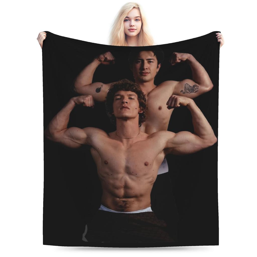 Heat Hockey Heated Hivally Blanket Quality Comfortable Throw Blanket Winter Travel Couch Bed Pattern Bedspread