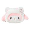 Sanrio Face-Shaped Pouch (White Cat Ballerina) My Melody 415260
