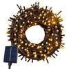 Solar-powered, Waterproof, Large Panel, 300 LEDs, 30m, Increased Durability, 10cm Bulb Spacing, 10 Lighting Patterns, 8 Lighting Patterns, Outdoor,