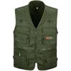 Summer Men Tactical Hiking Fishing Vest Multi-pocket Photographer Waistcoat Outdoor Leisure Male Thin Cargo Jacket Vests