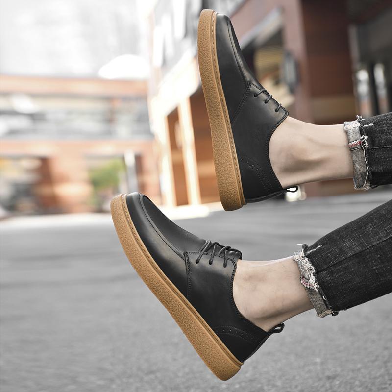 Модные мужские туфли из натуральной кожи для сноуборда, роскошные мужские туфли на шнуровке, для отдыха, деловых вечеринок, активного отдыха, ходьбы