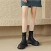 Simple Socks and Boots for Women In Europe and America 2024 Autumn and Winter New Thick Sole Short Boots Show Thin Women's Shoes