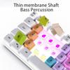 61 клавиша, семицветная механическая мембранная проводная клавиатура RGB, игровая офисная клавиатура для ноутбука