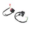Turn Signal Start  Switch 2x 7/8'' Motorcycle Handlebar Horn Turn Signal Light Control Switch Handlebar Controller Switch