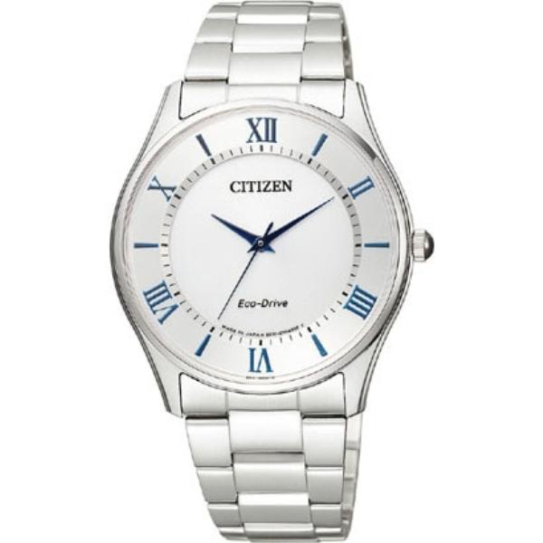 Citizen BJ6480-51B ( Watch CITIZEN COLLECTION Eco-Drive Pair Model Men's White) Round Watch Silver