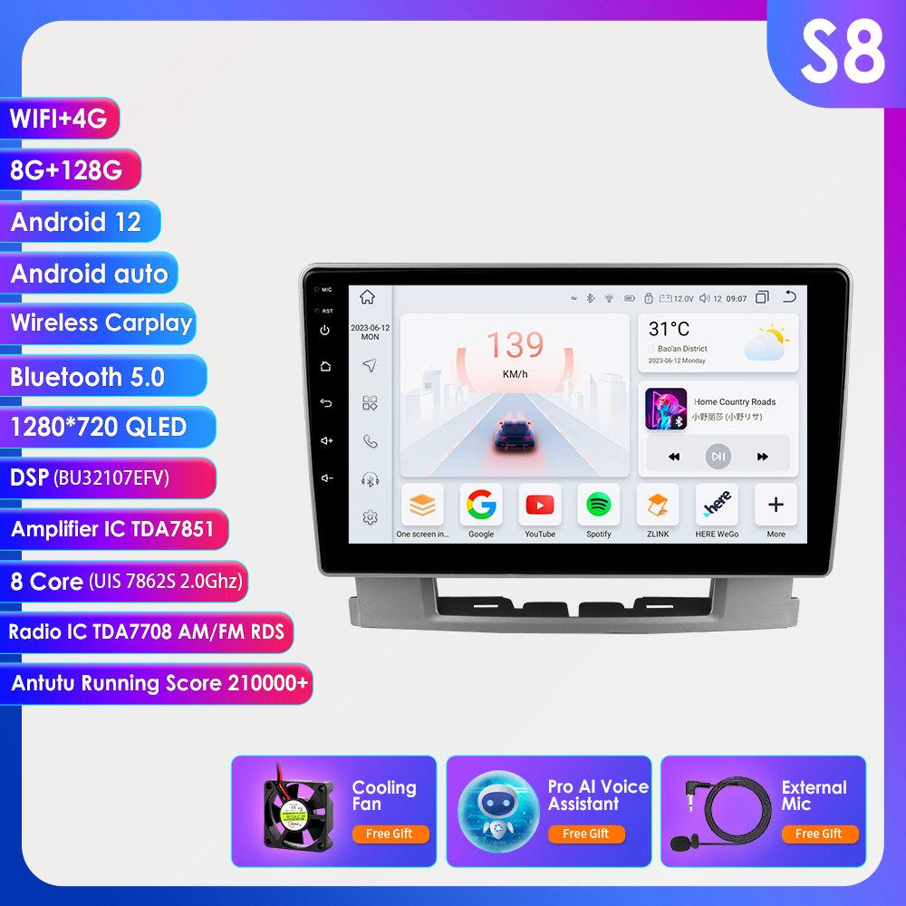 Hizpo 2 Din Android Auto Интеллектуальная стереосистема Carplay Для Toyota Land Cruiser Prado 150 2013 - 2017 Автомагнитола Мультимедийный видеоплеер Навигация GPS