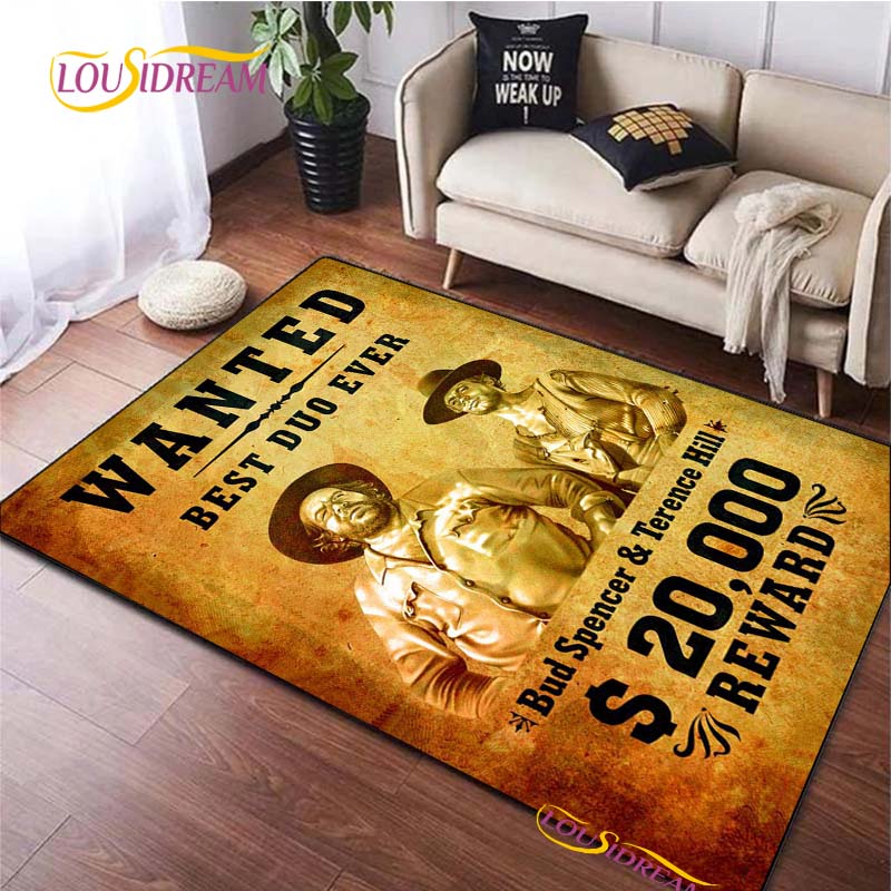 Bud Spencer & Terence Hill Carpet for Living Room Bedroom Rug Kitchen Door Kids Unslip Floor Mats photography props Alfombra Rug