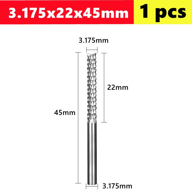 PCB corn milling cutter Carbide End Mill 3.175/4/6/6.35/8/10/12mm shank, CNC Cutting Milling PCB MDF ABS Tools Router Bit