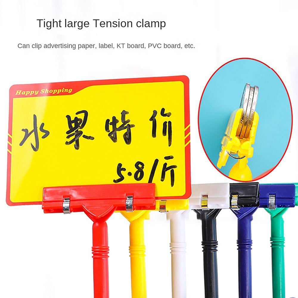 Large Opening Price Label Tag Clip Price Sign Displayer Bakery Supermarket Restaurant Menu