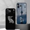 D-Drake OvO O-OWL Чехол для телефона для iPhone 17,16,15,14,13,12,11 Plus,Pro Max,XS,Мягкий силиконовый черный чехол