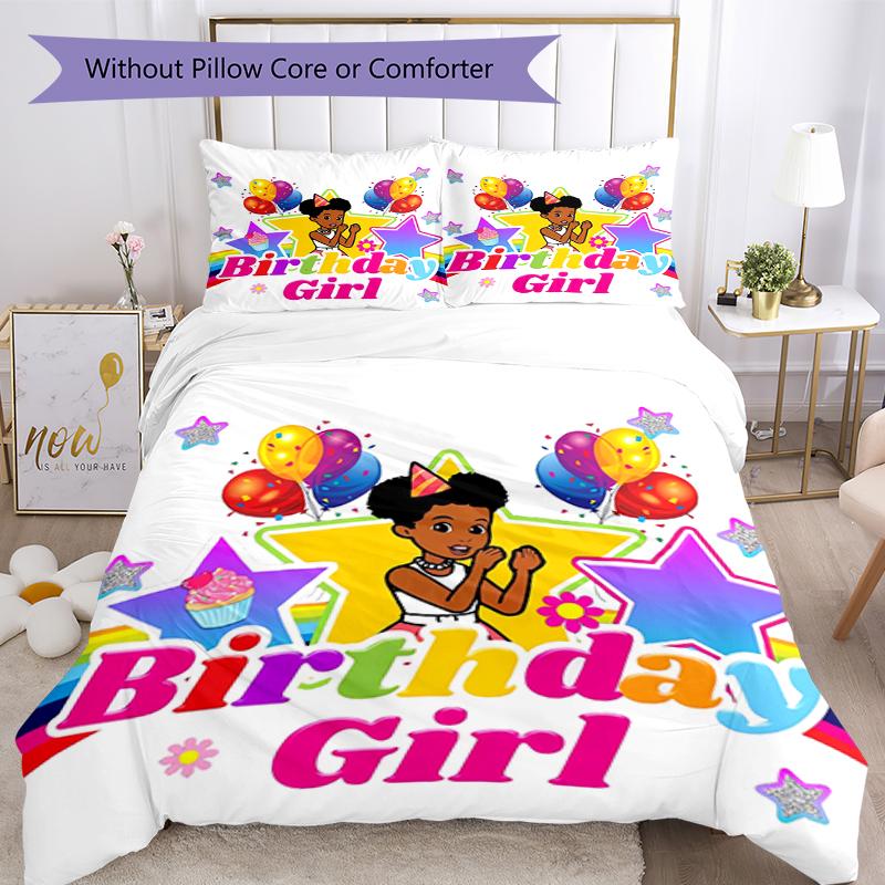 3pcs Gracie's Corner Bedding Set Duvet Cover Closure Includes 1 Duvet Cover & 2 Pillowcases, Soft and Comfortable for All Seasons.