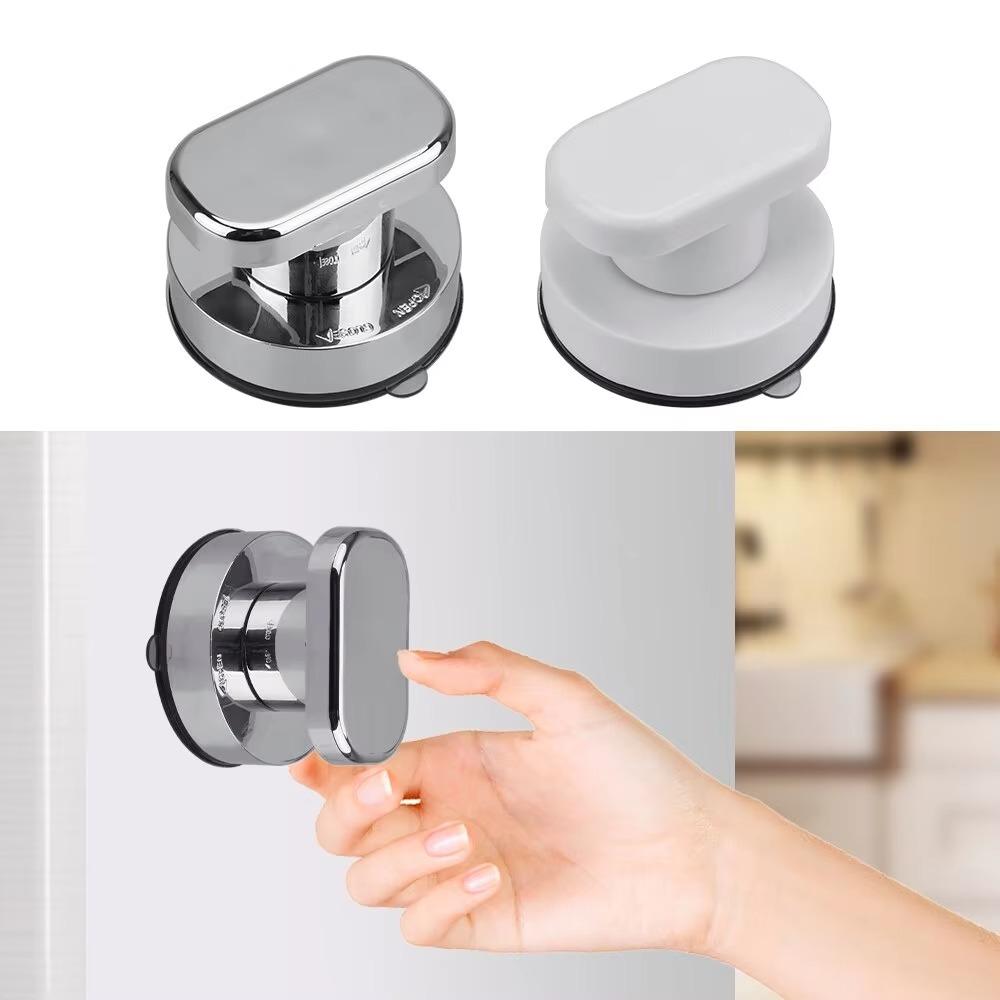 Multipurpose Glass Door Handle No Drilling Shower Handle For Bathrooms Kitchens Bedrooms
