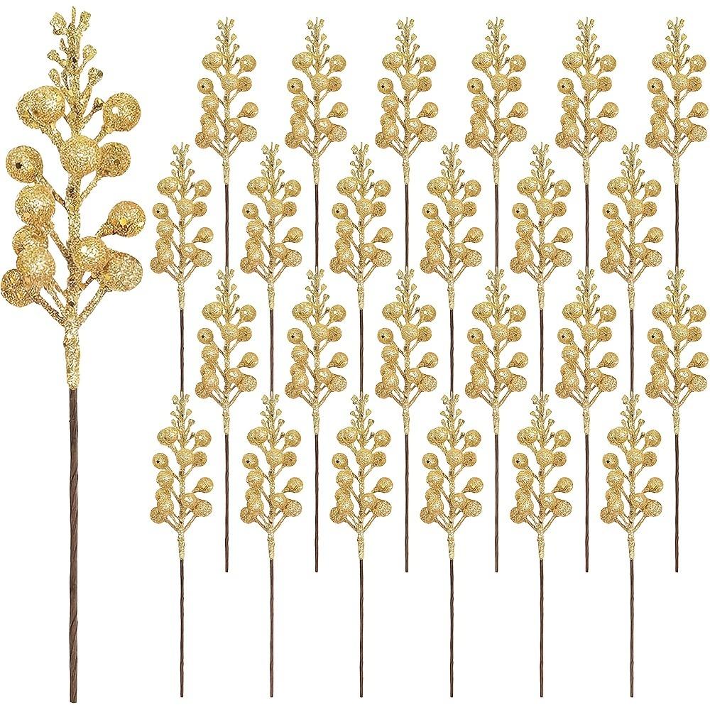 10pcs Christmas Decoration Artificial Berry Bouquet Xmas Tree Ornaments for Home Decor New Year 2026 Party Supplies Accessoriees