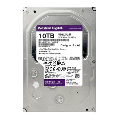 WD Фиолетовый Pro 10 ТБ Жесткий диск для видеонаблюдения