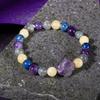 Браслет Стрелец Аметист, Кальцит, Лабрадорит, Лазурит