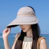 Летняя шляпа от солнца с широкими полями из полиэстеровой ткани и дышащим дизайном для повседневной носки на открытом воздухе