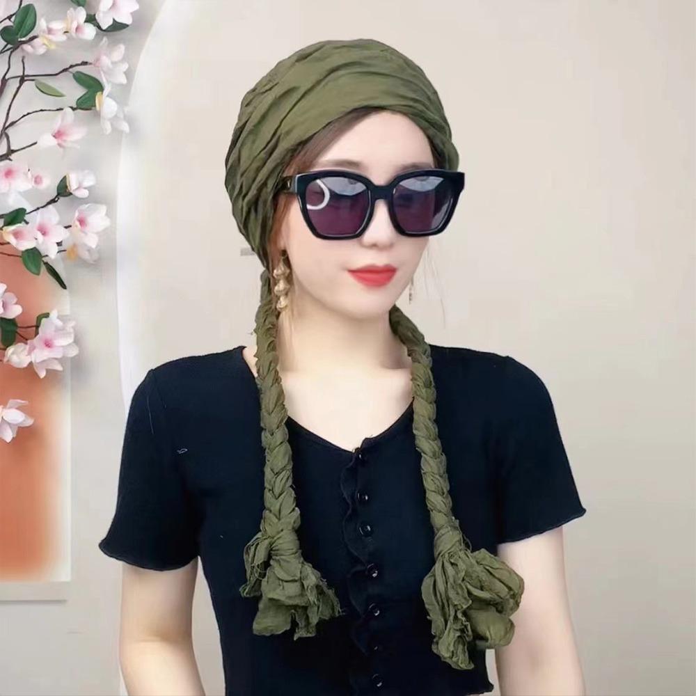 Handwoven Sunscreen Scarf Long Headscarf Shawl Fashion Accessory Beach Shawl Spring Summer