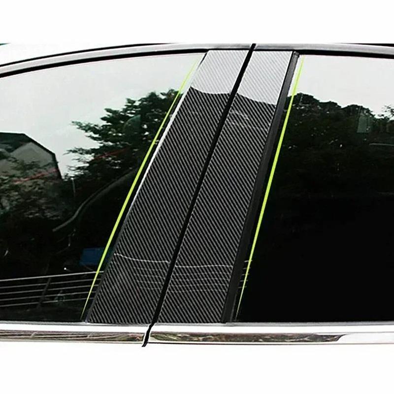 Для Range Rover Sport L494 2014-2021 2022 карбоновый автомобильный столб, стойка двери, окна, колонка, отделка BC, наклейка, декоративная крышка