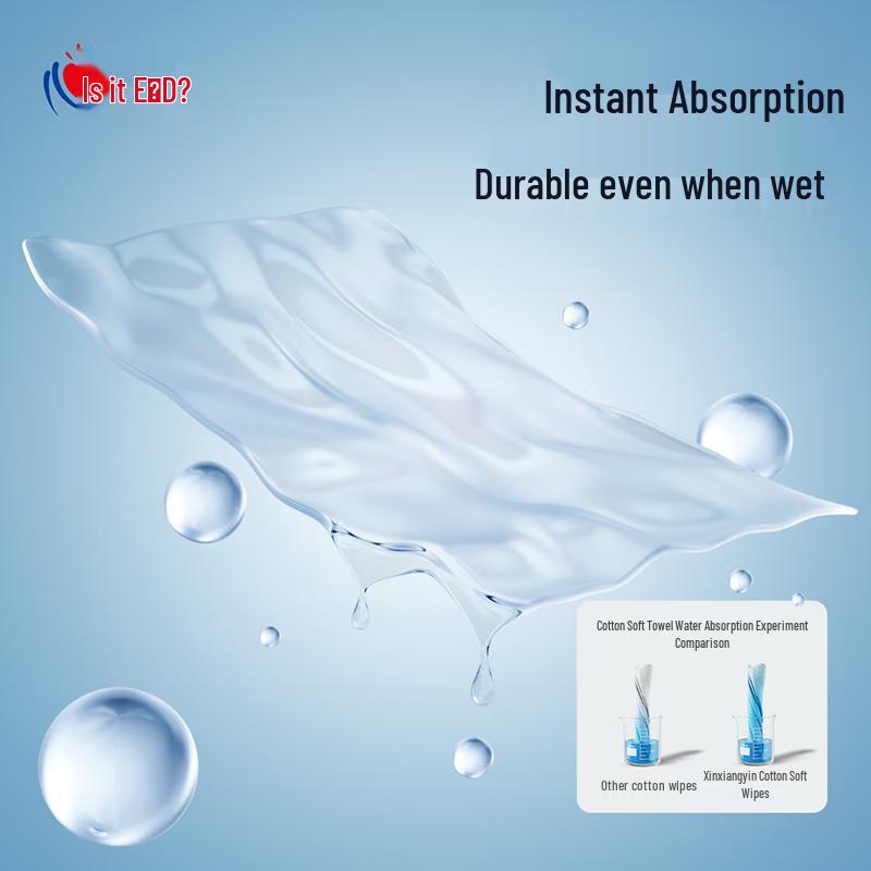 Влажные салфетки для умывания лица Heart Kiss Cotton Soft