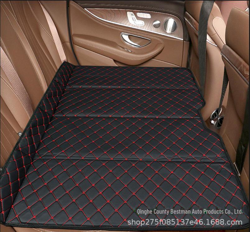 Охлаждающий матрас для заднего сиденья автомобиля: Складная дорожная кровать и универсальный спальный коврик