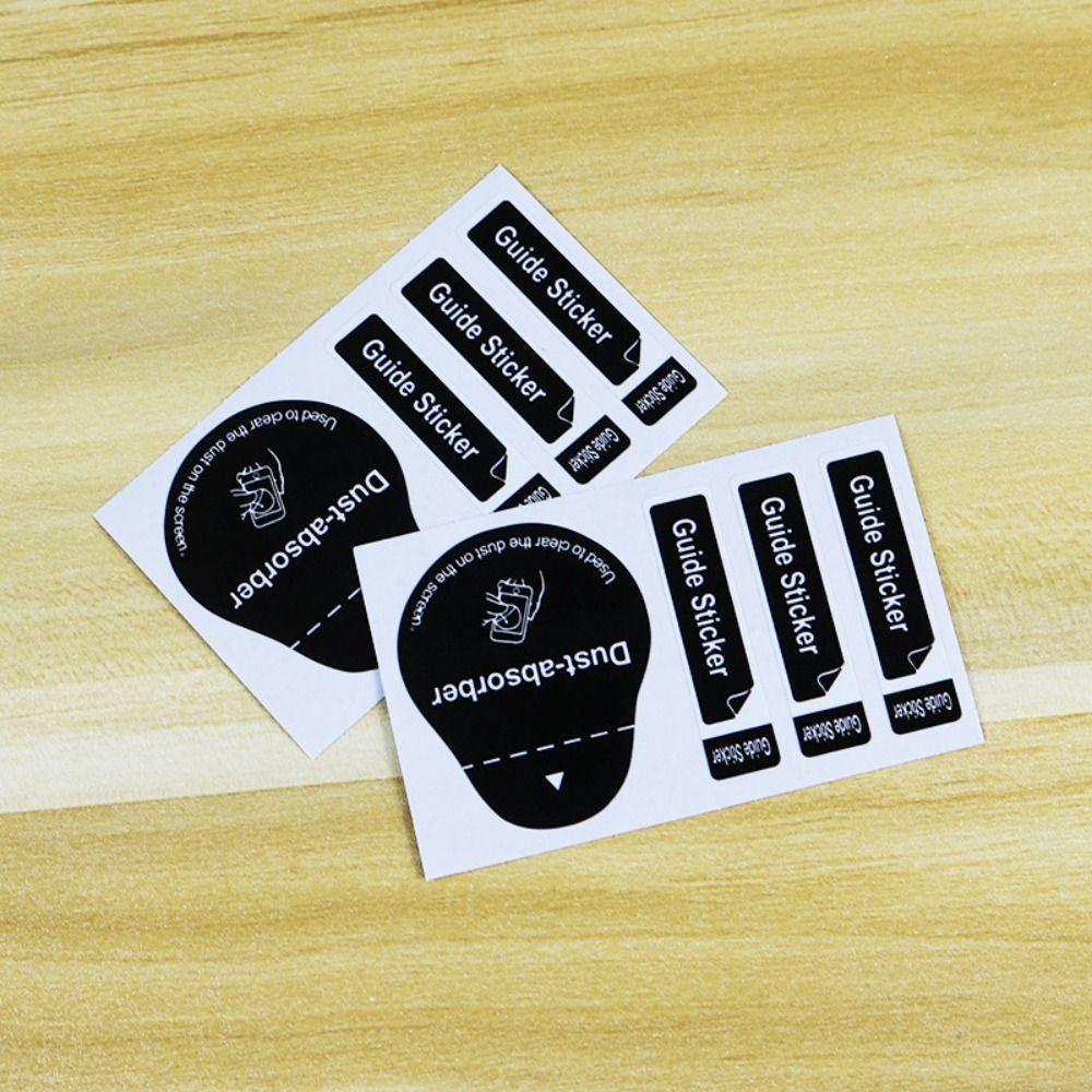 50PCS PVC Tablet Screen Dedust Sticker Dust Removal LCD Guide Protector Camera Lens LCD Screens