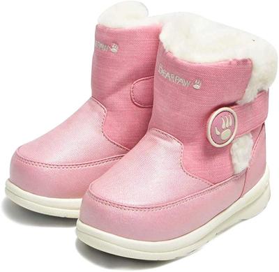 BEARPAW Chloe Junior Зимние Снежные Детские Ботинки Розового Цвета, Размер 23.0 см,