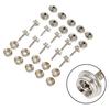 30Pieces Stainless Steel Marine Grade Canvas And Upholstery Boat Cover Snap Button Fastener Kit Replacement Screws Snaps Replace