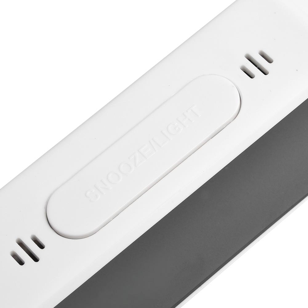 Светодиодный цифровой будильник USB/зеркало на батарейке Дисплей в реальном времени Прикроватный столик Будильник