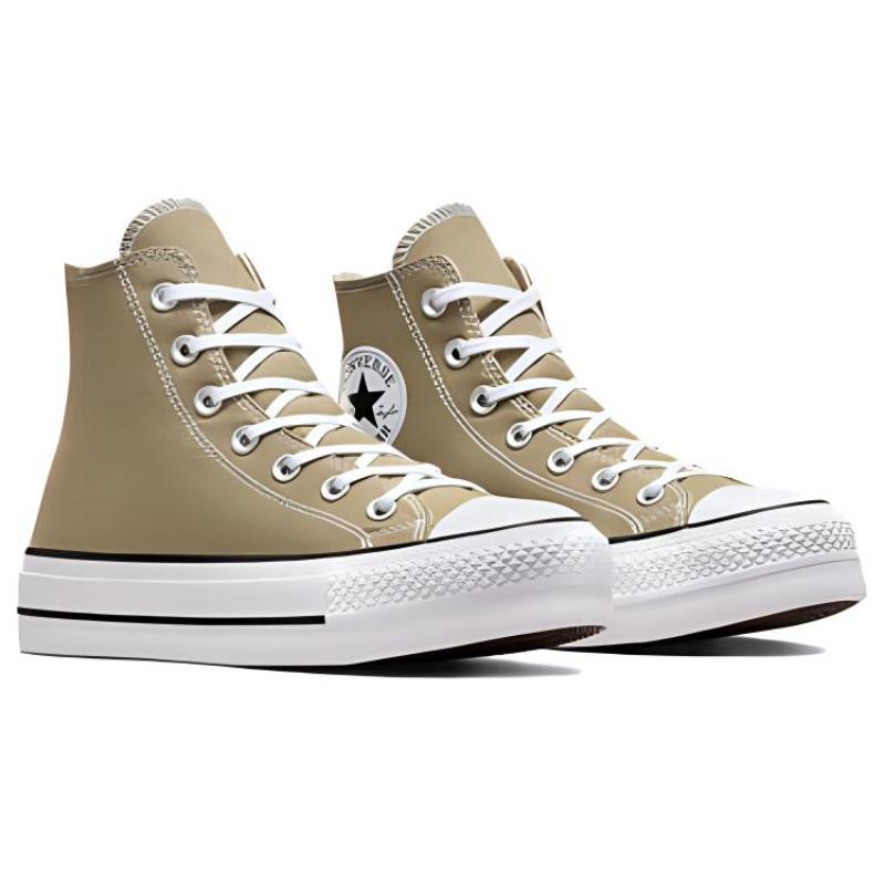 Converse Универсальные и удобные парусиновые кеды Chuck Taylor All Star с высоким верхом для женщин, зеленые и белые