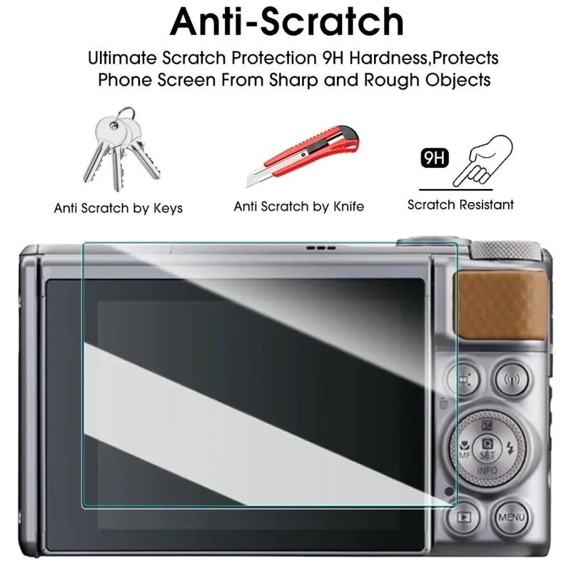 For CANON SX740 SX730 Video Cameras Screen Protector Covers HD Clear Anti Scratch Tempered Glass Protective Film Accessories
