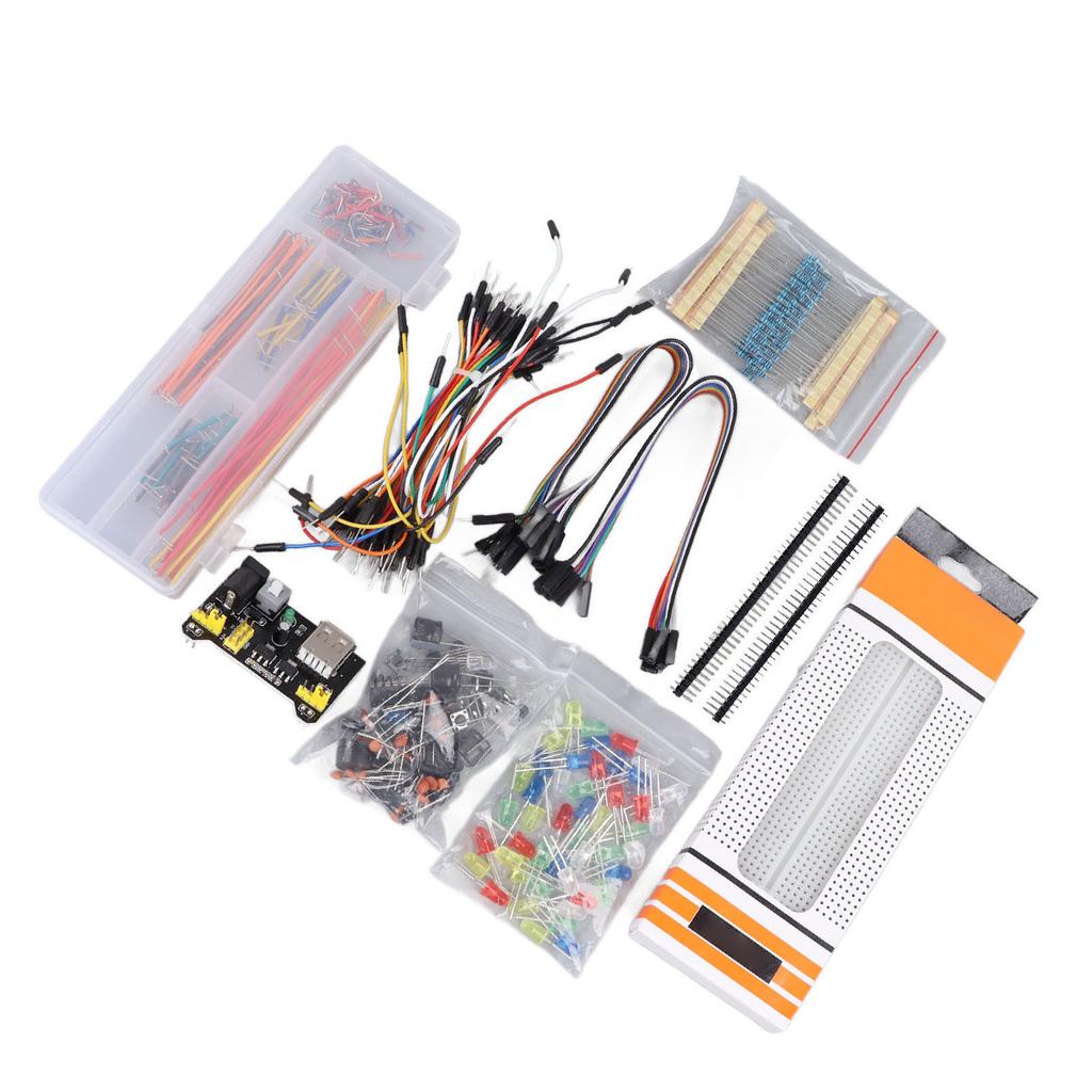Стартовый набор электроники Веселый ассортимент Компонент для разработки Конденсаторы Резисторы Транзисторы
