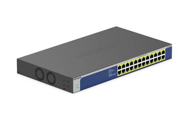 Netgear Коммутатор 24 порта 1G Металлический корпус Ограниченная пожизненная аппаратная гарантия Неуправляемый коммутатор [Оригинальный продукт] PoE+ (300W) GS524PP-100AJS