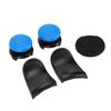 5in 1 Thumb Stick Grip Key Cap Joystick Cover L2 R2 Trigger Extender for PS5 Controller Bleu