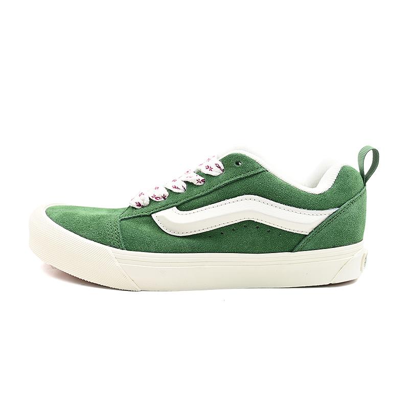 Vans Knu-Skool Floral Laces - Fairway Unisex Sneakers Green VN000D6ZBR1