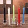 Colored Household Candles: Romantic Wedding, Long Pole, Emergency Lighting