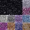 2000Pcs Flat Back Bead Shiny Multi-color 3mm Loose Rhinestones Bead for Nails