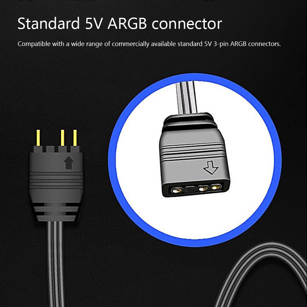 5V 3PIN ARGB контроллер ARGB 5V 3PIN к SATA интерфейсный удлинительный кабель RGB Sync контроллер кабель