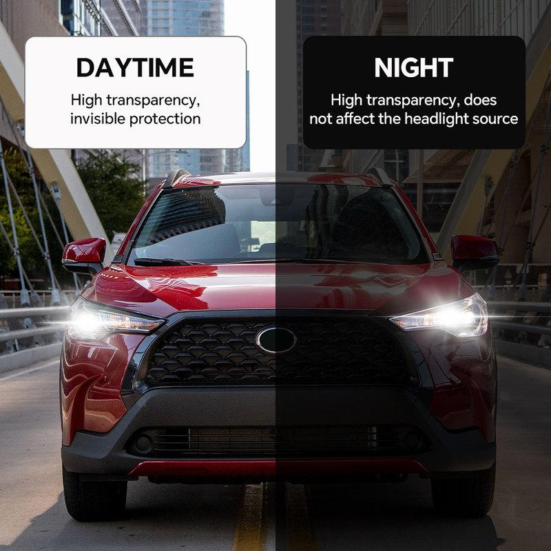 For Toyota Corolla Cross LE XLE -2024 Headlight Rearview Film TPU Anti-scratch Protection Film Pre-cut Clear PPF Invisible