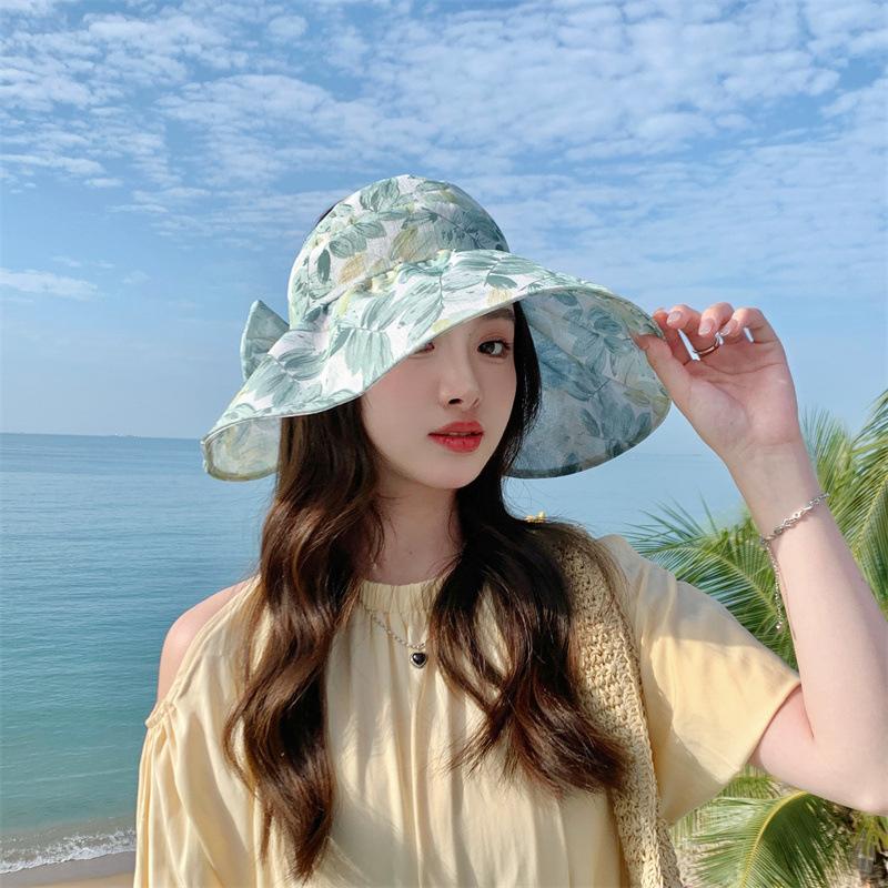 Рыбацкая шляпа из пряжи Bow Yarn, весна/лето 2024 г., шляпа-чаша, солнцезащитная шляпа, женская солнцезащитная шляпа, пляжная шляпа, полупустой верх