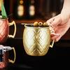 Durable Coppery Beer Mugs 550ml Coffee  Cup New Copper Moscow Mule Mug  Bar Drinkware