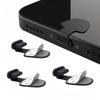 3pcs Type C Dustproof Plug, Dust Cover Port Plug Protection Compatible with All Type-C Smartphones And Tablets - Black