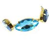[L2446] - Designer Bracelet 'Sissi' Blue Gold