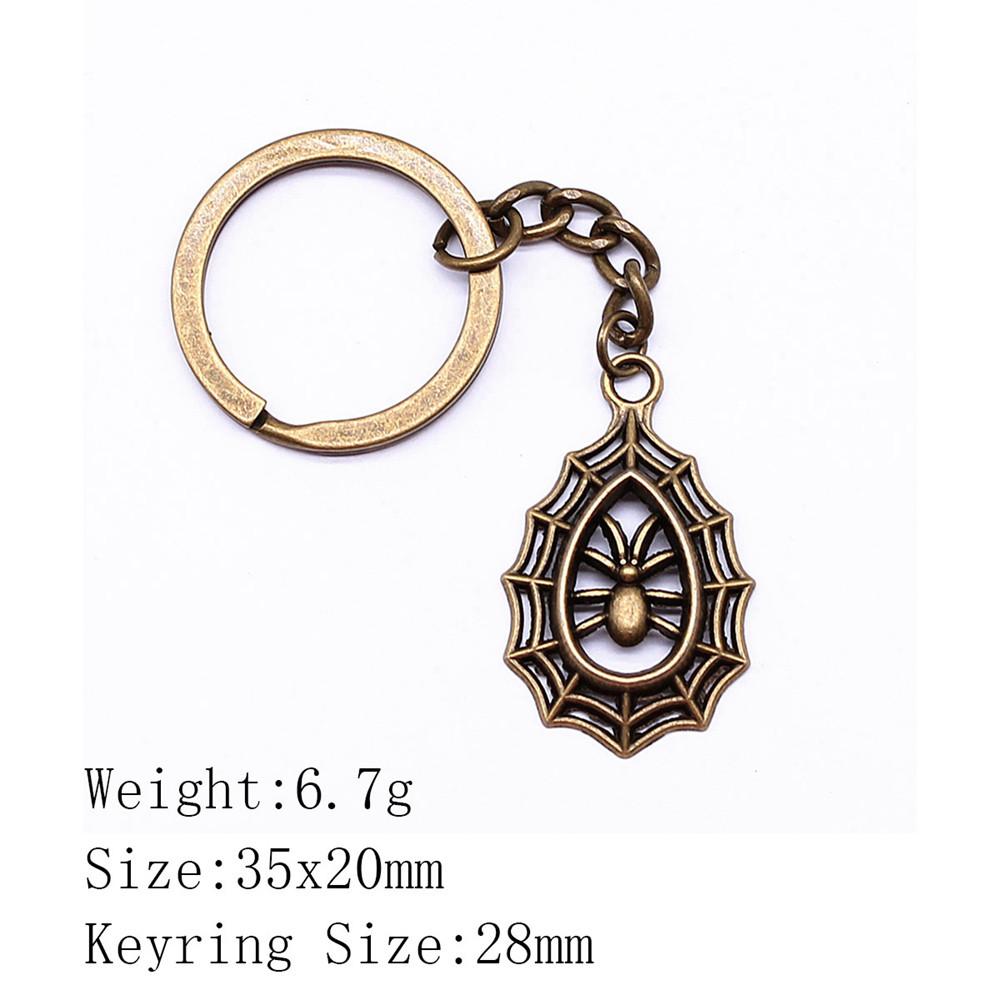 Брелок для ключей на Новый год в виде паука и летучей мыши, дешевые милые вещи, новые брелки